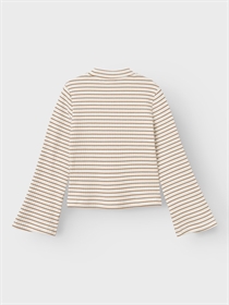  NAME IT Langærmet Bluse Kalone Jet Stream Almond